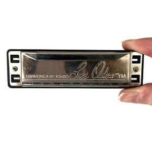 Vintage Lee Oskar Harmonica by Tombo G Major Diatonic Made in Japan Silver Tone